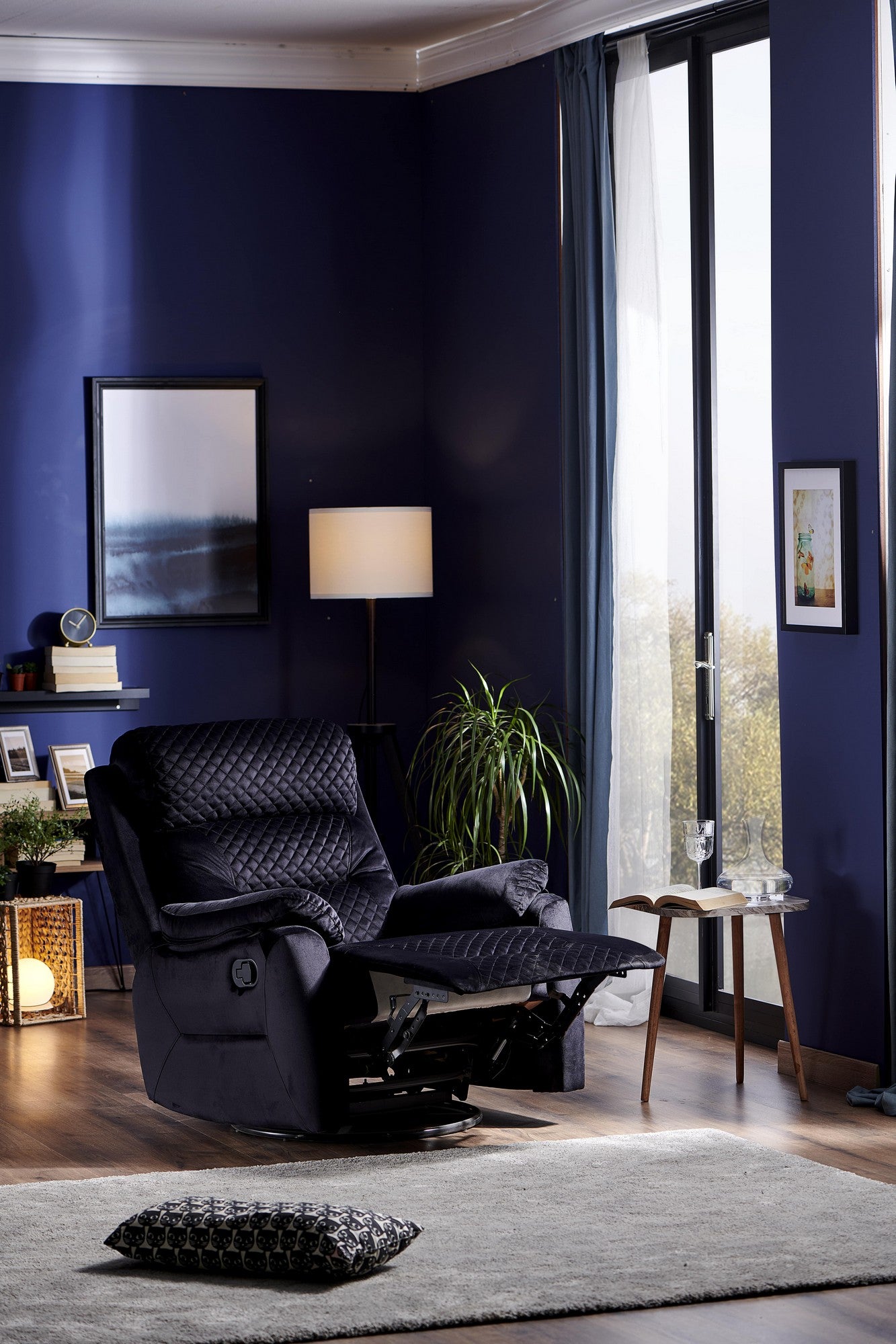 Trone TV - Svart Recliner
