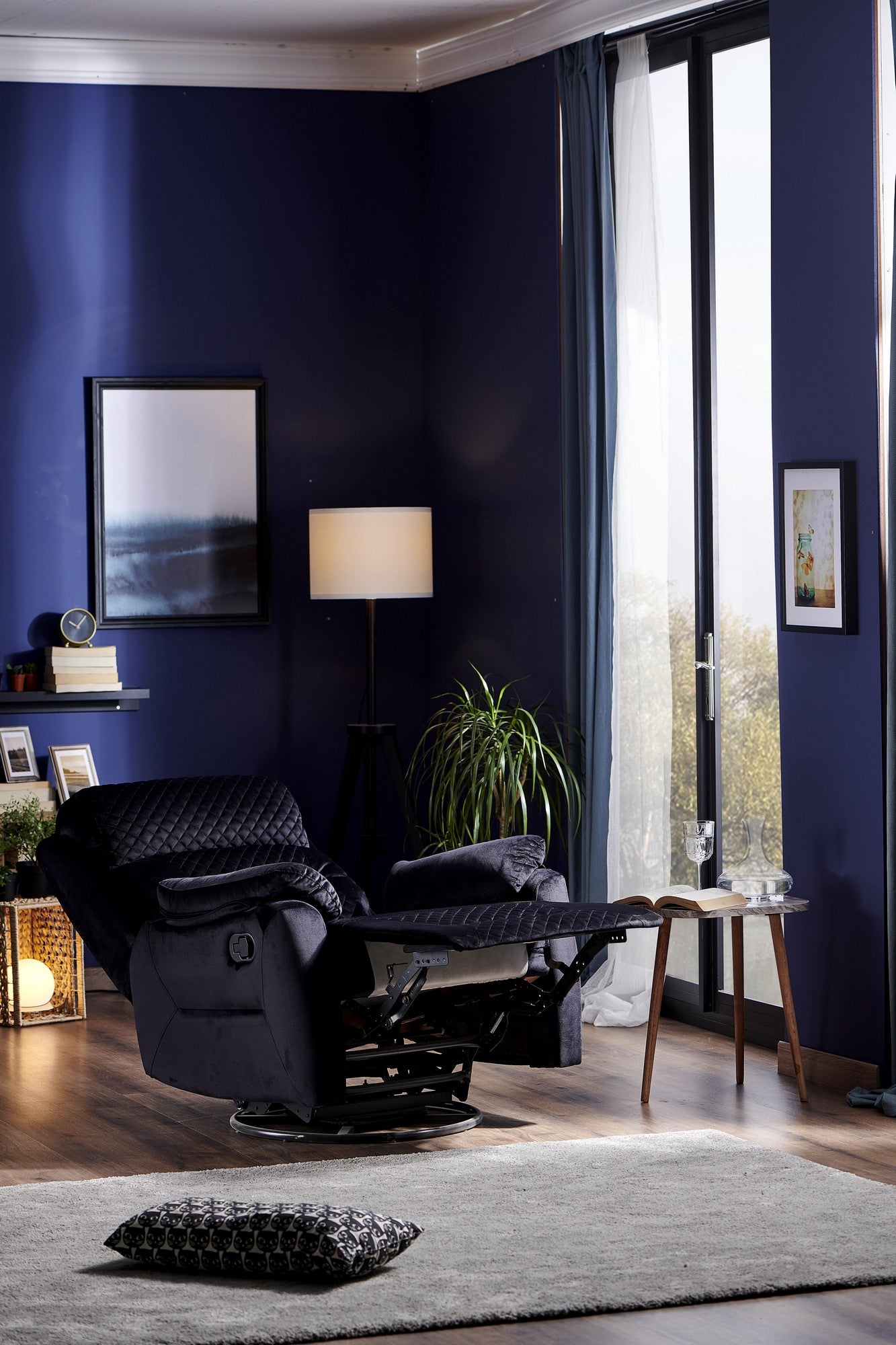Trone TV - Svart Recliner