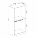 Kale Glass Anthracite - 190 Garderob