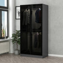 Kale Glass Anthracite - 210 Garderob