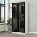 Kale Glass Black - 190 Garderob