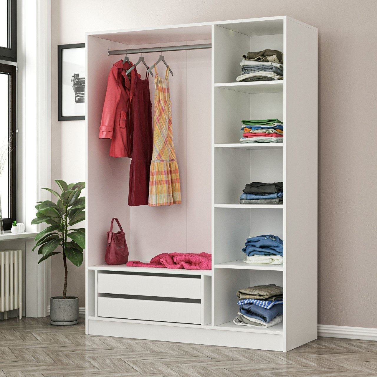 Kale White Black - 2274 Garderob