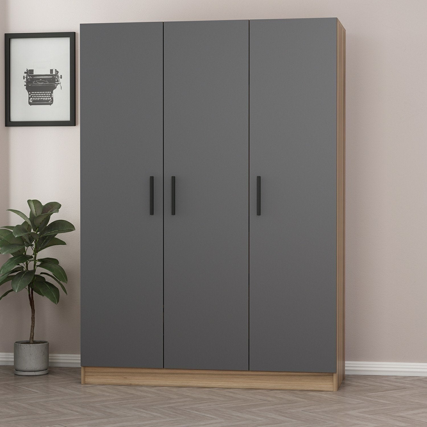 Kale Anthracite - 2284 Garderob