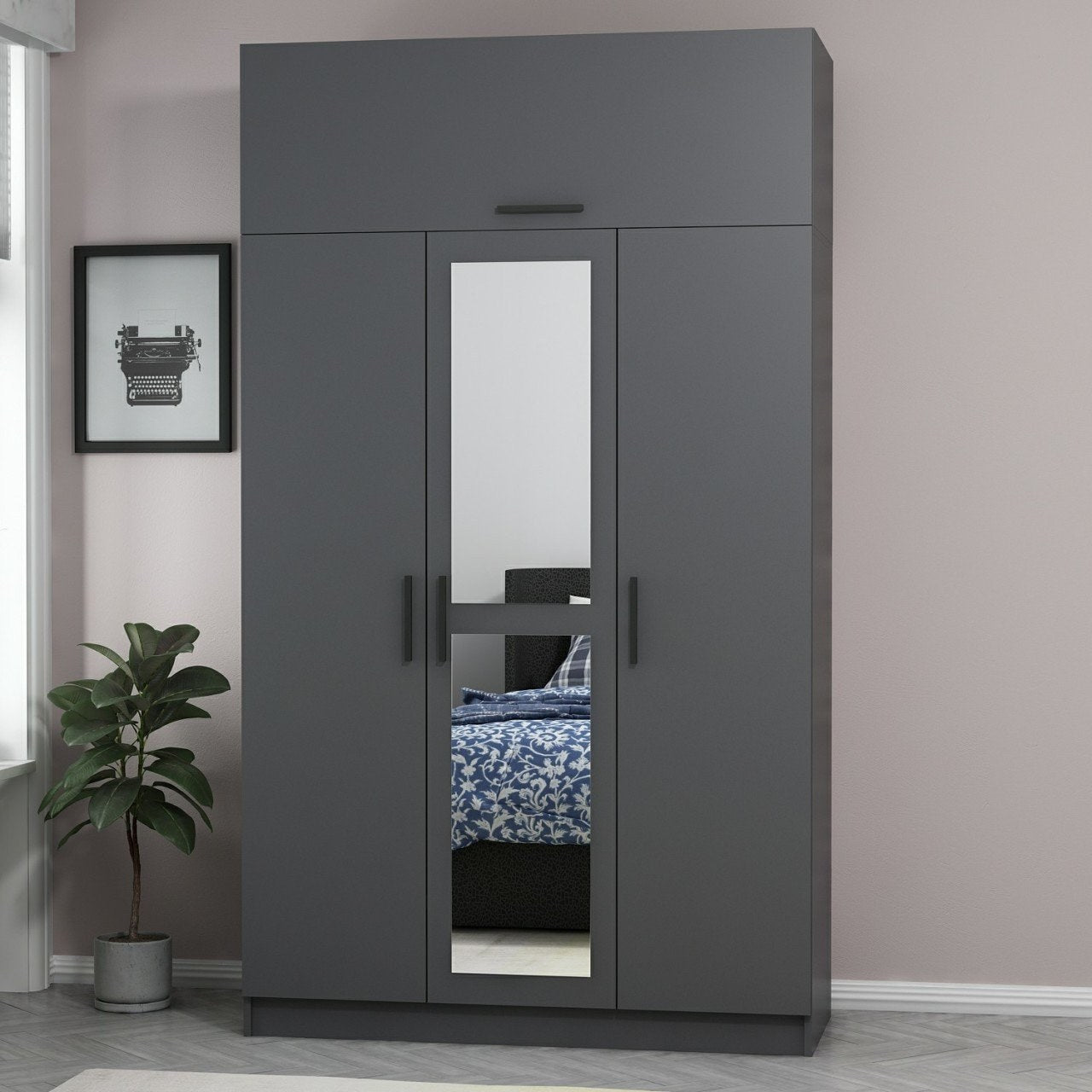 Minar 3 Kapak 235 - Antracit Garderob