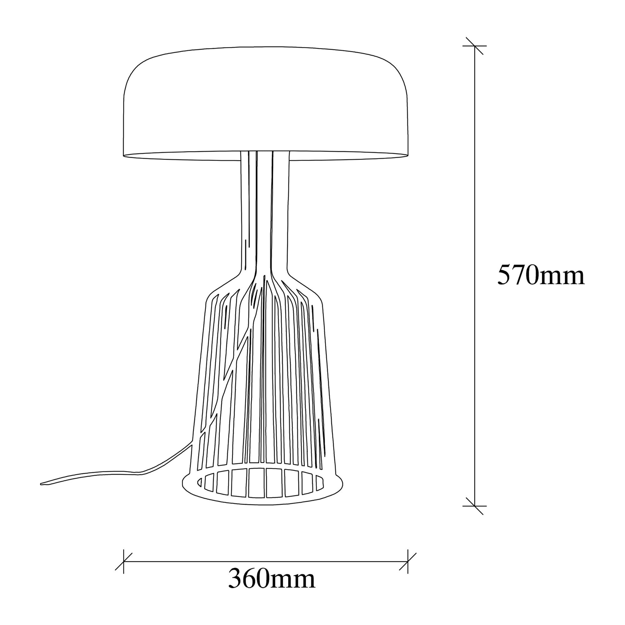 Fellini - MR-123 Bordslampa
