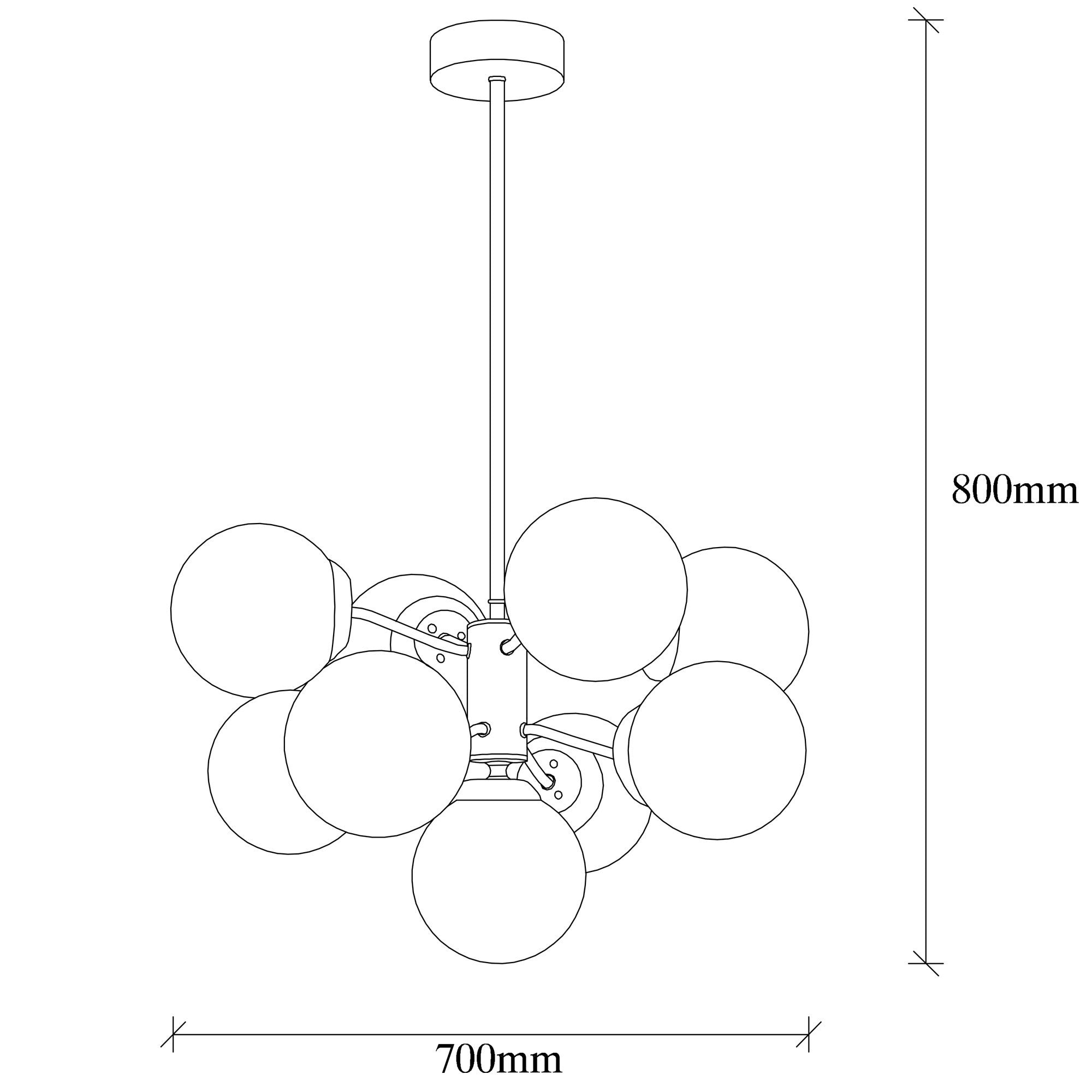Mudoni - MR - 836 Taklampa