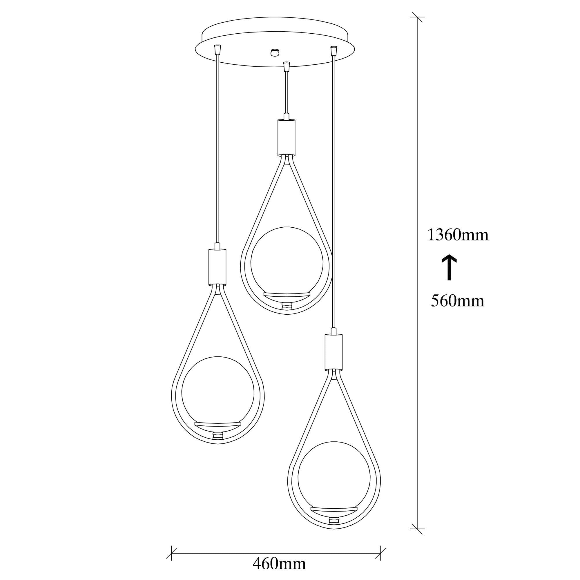 Mudoni - MR - 938 Taklampa