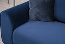 Bild Hörn Höger (L3-Chl) - Marinblå Hörnsängsoffa