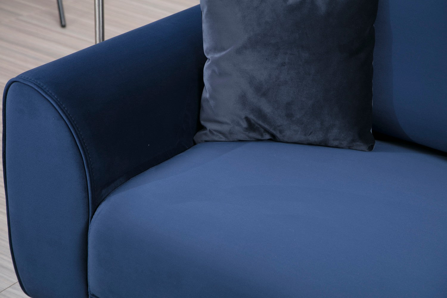 Bild Hörn Höger (L3-Chl) - Marinblå Hörnsängsoffa