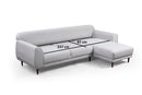 Bild Hörn Höger ( L3-Chl ) - Beige Hörnsoffa-säng