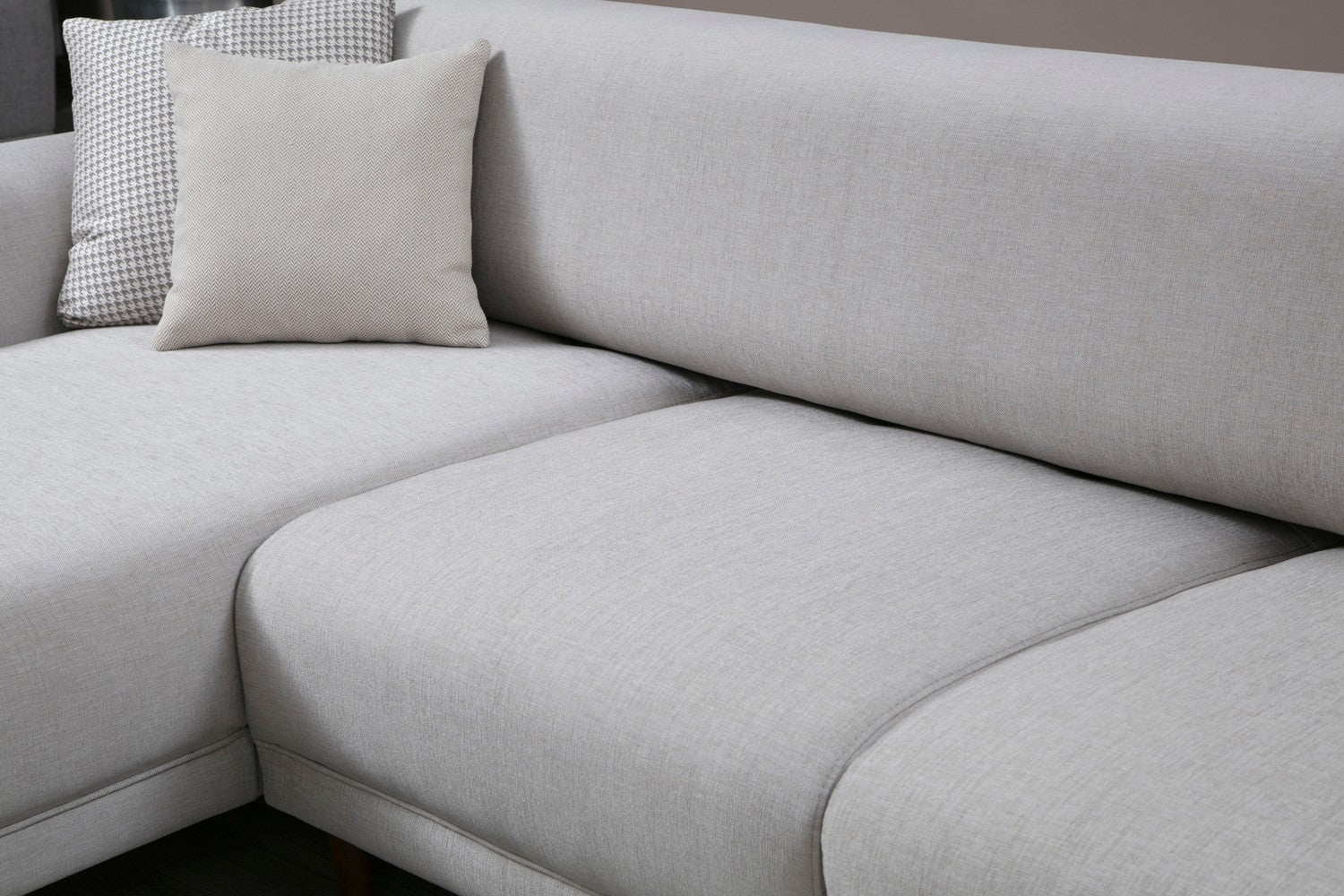 Bild Hörn Vänster ( Chl-3R ) - Beige Hörnsoffa-säng
