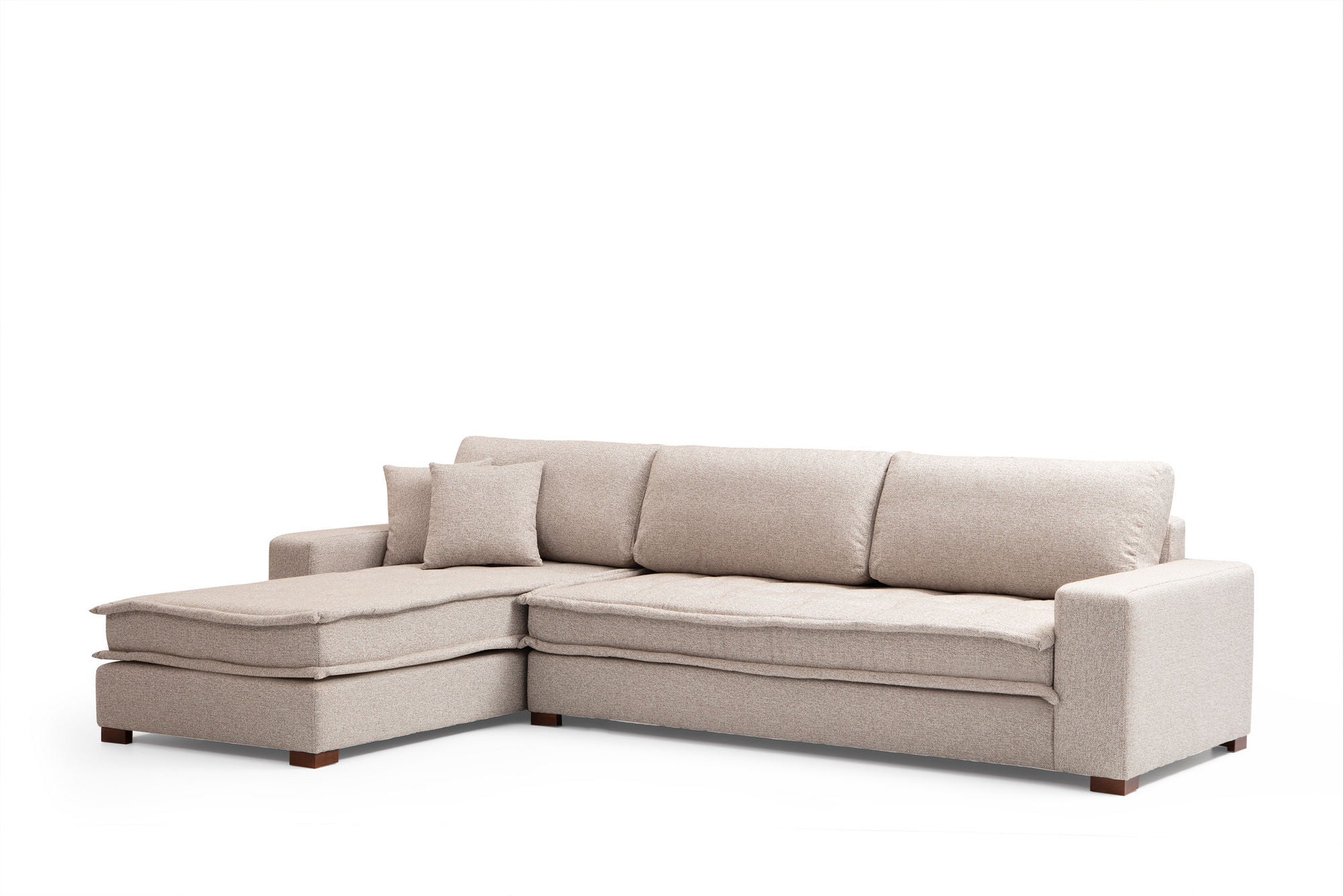 Lena Corner (CHL-3R) - Sand Beige Hörnsoffa
