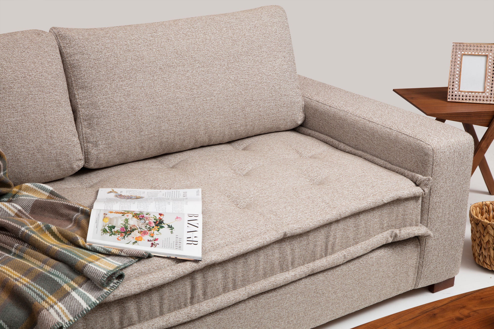 Lena Corner (L3-CHL) - Sand Beige Hörnsoffa