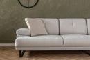 Mustang Large Höger - Beige Hörnssoffa