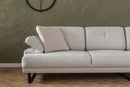 Mustang Large Höger - Beige Hörnssoffa