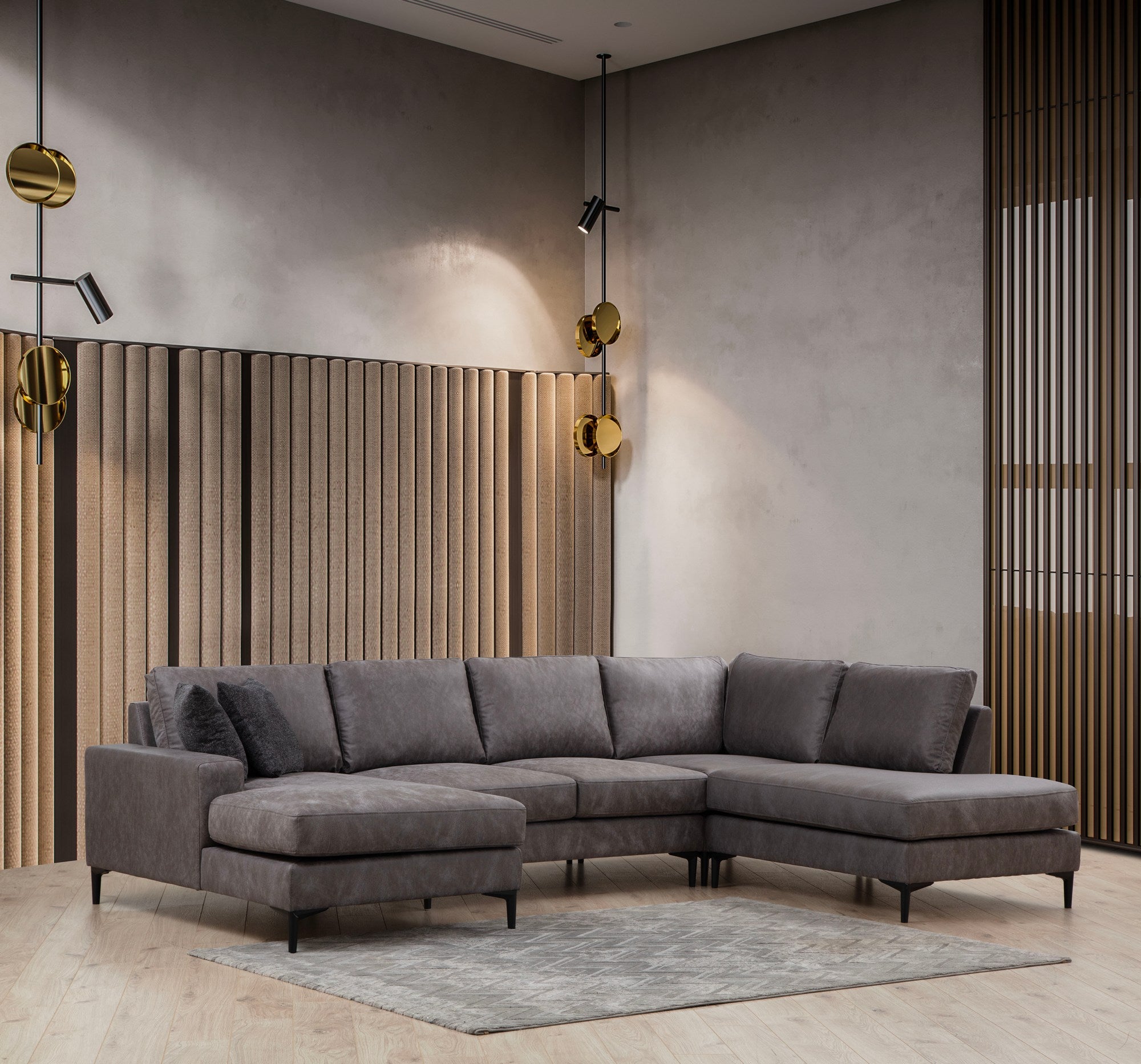 Porto Hörn (CHL-02-C-EOT) - Anthracite Hörnsoffa