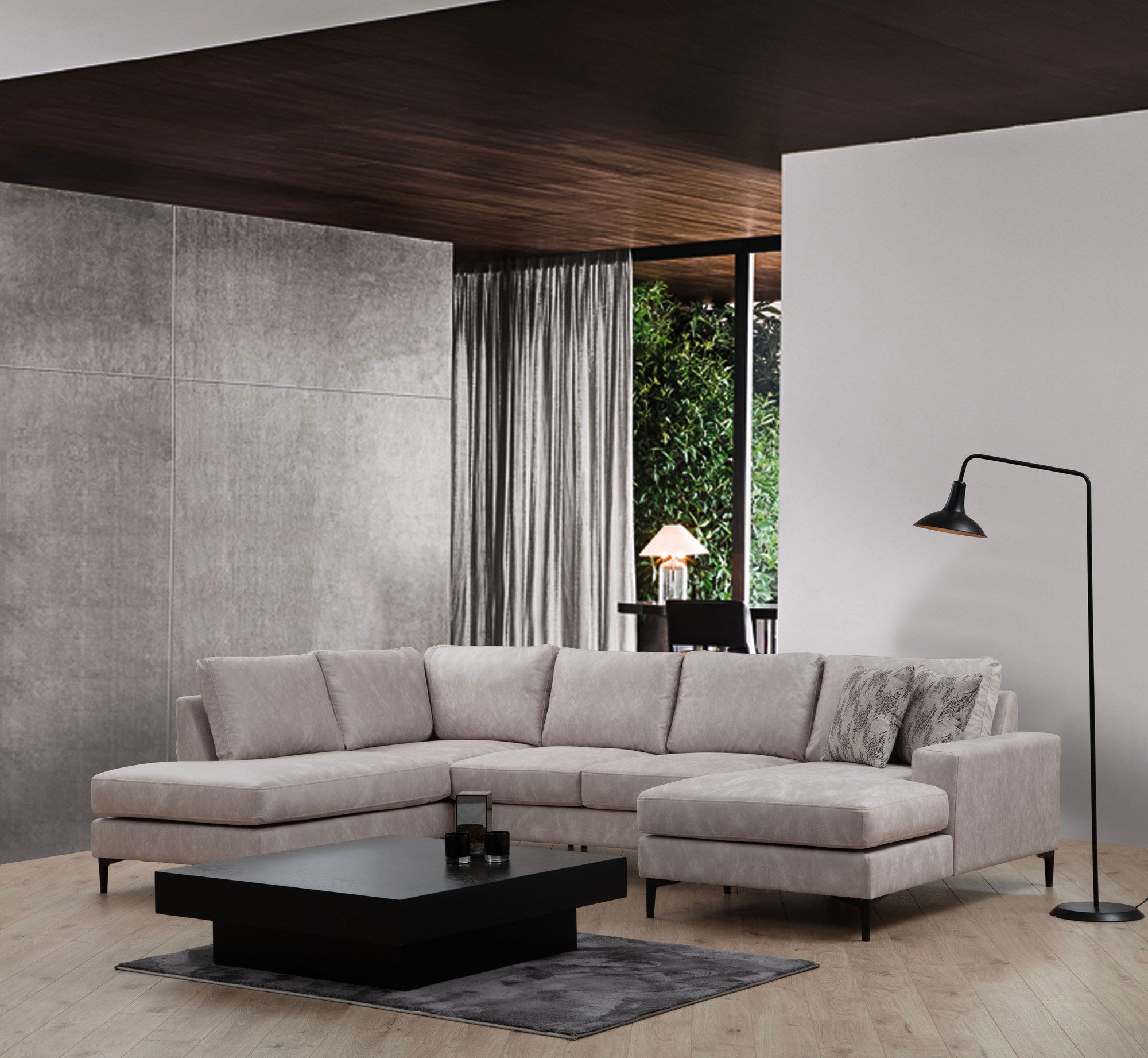 Porto Corner (EOT-C-02-CHL) - Beige Hörnsoffa