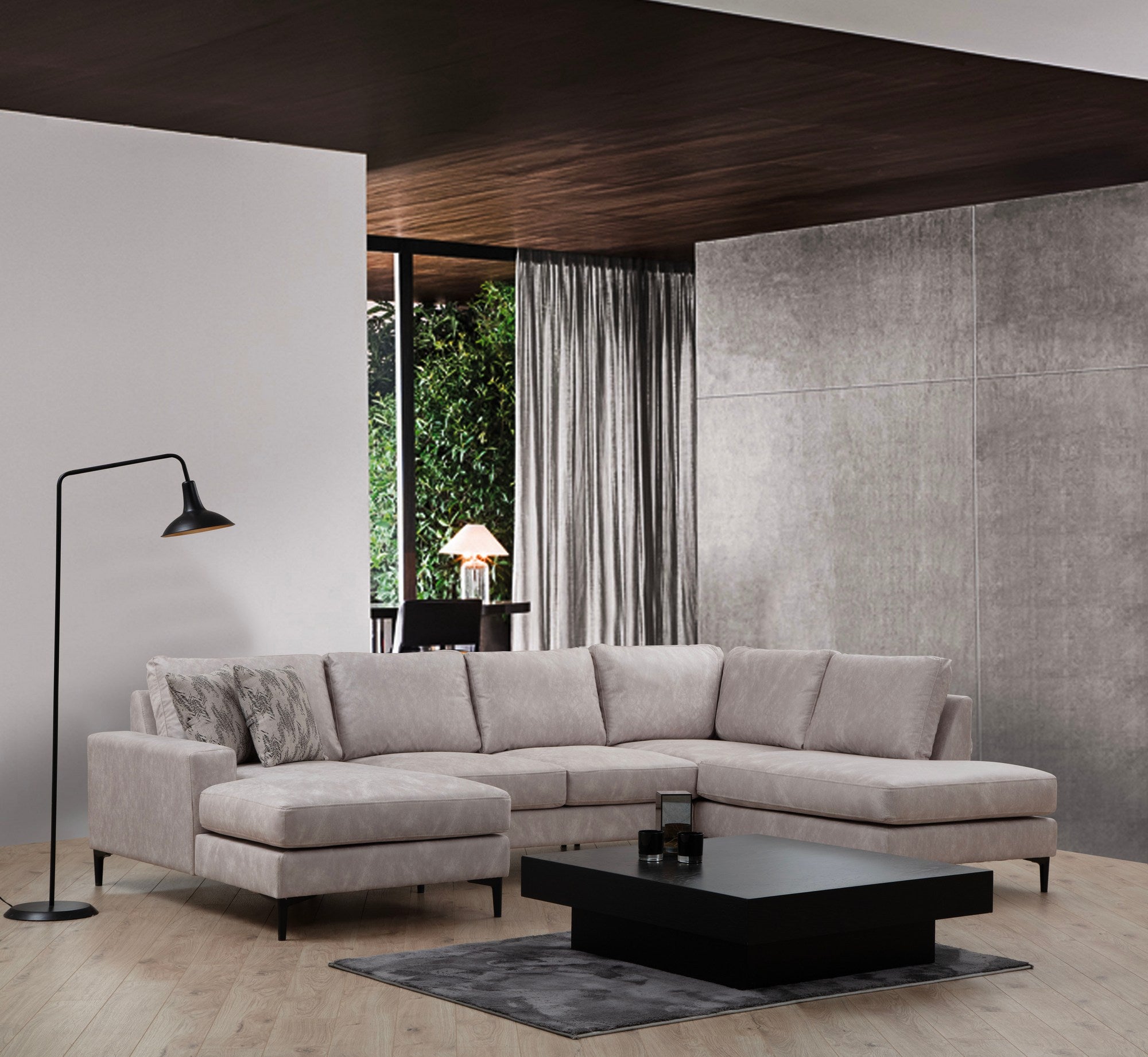 Porto Corner (CHL-02-C-EOT) - Beige Hörnsoffa