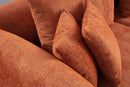 Floransa - Orange Hörnsoffa