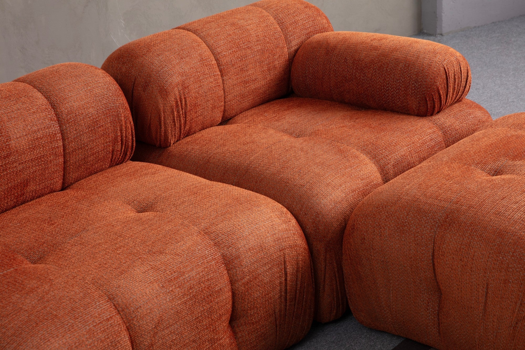 Petite 3 - Orange Hörnsoffa