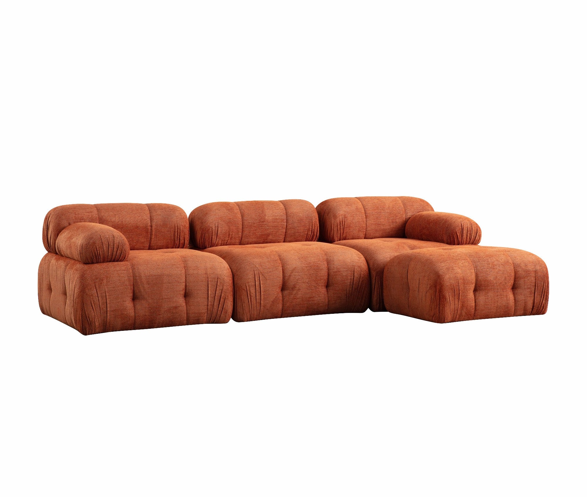Petite 3 - Orange Hörnsoffa