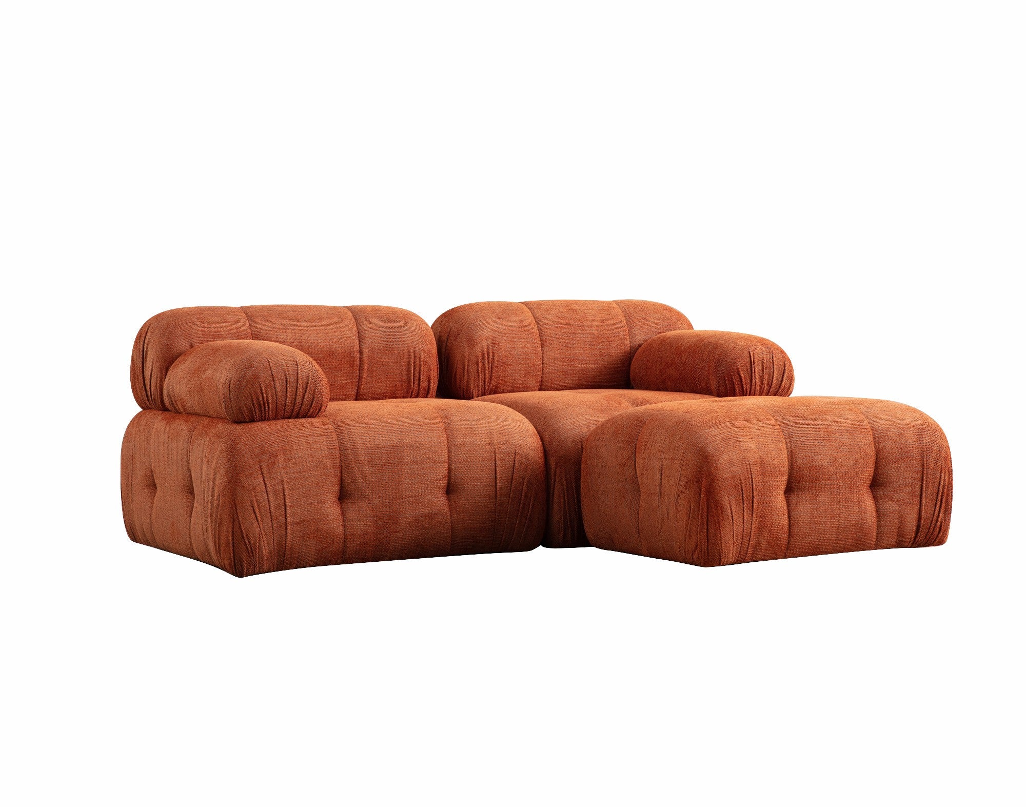 Petite 2 - Orange Hörnssoffa