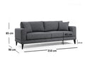 Nordic 3-sitssoffa - 3-sängsoffa