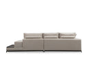 Line Med Sidoskåp - Beige 4-Sits Soffa