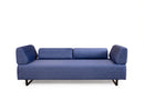 Infinity med sidobord - Blå 3-sits sängsoffa
