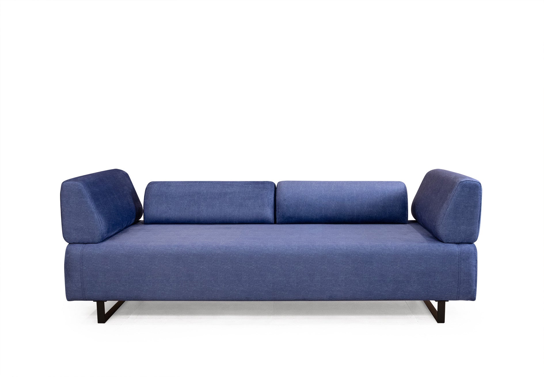 Infinity med sidobord - Blå 3-sits sängsoffa