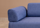 Infinity med sidobord - Blå 3-sits sängsoffa