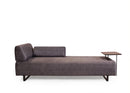 Infinity med sidobord - Antracit 3-sits sängsoffa