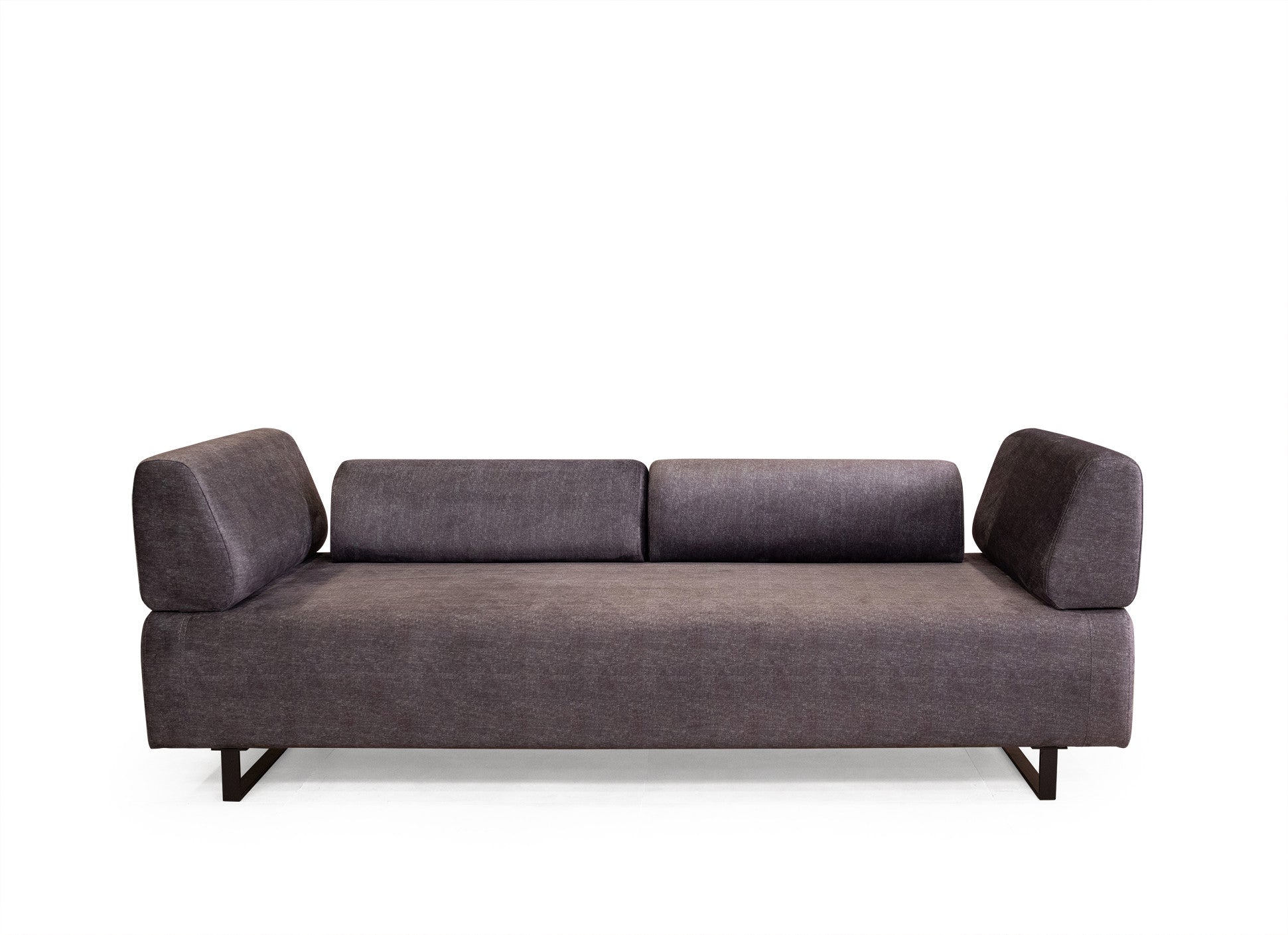 Infinity med sidobord - Antracit 3-sits sängsoffa