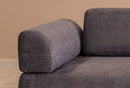 Infinity med sidobord - Antracit 3-sits sängsoffa