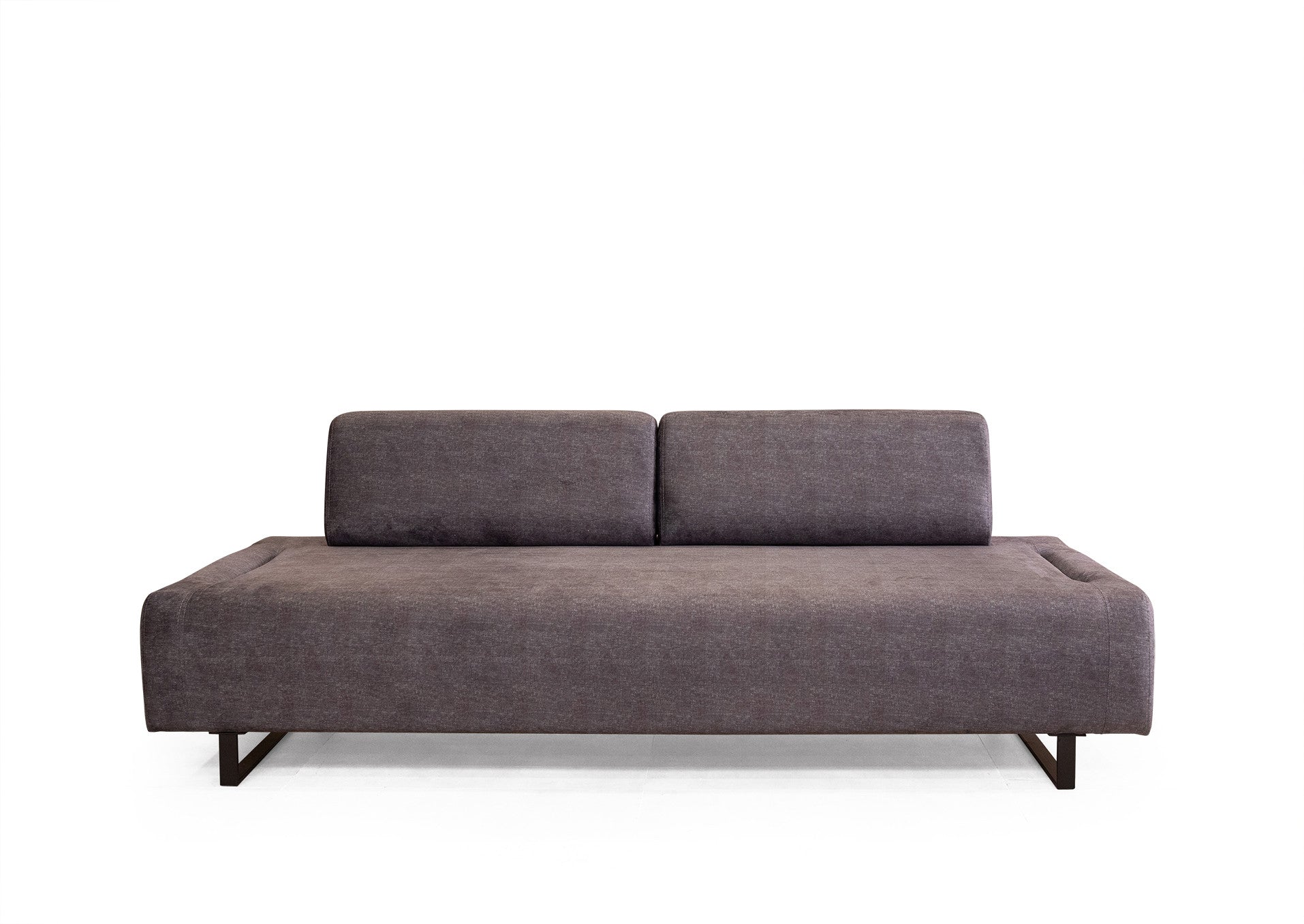 Infinity med sidobord - Antracit 3-sits sängsoffa