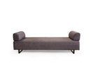 Infinity med sidobord - Antracit 3-sits sängsoffa