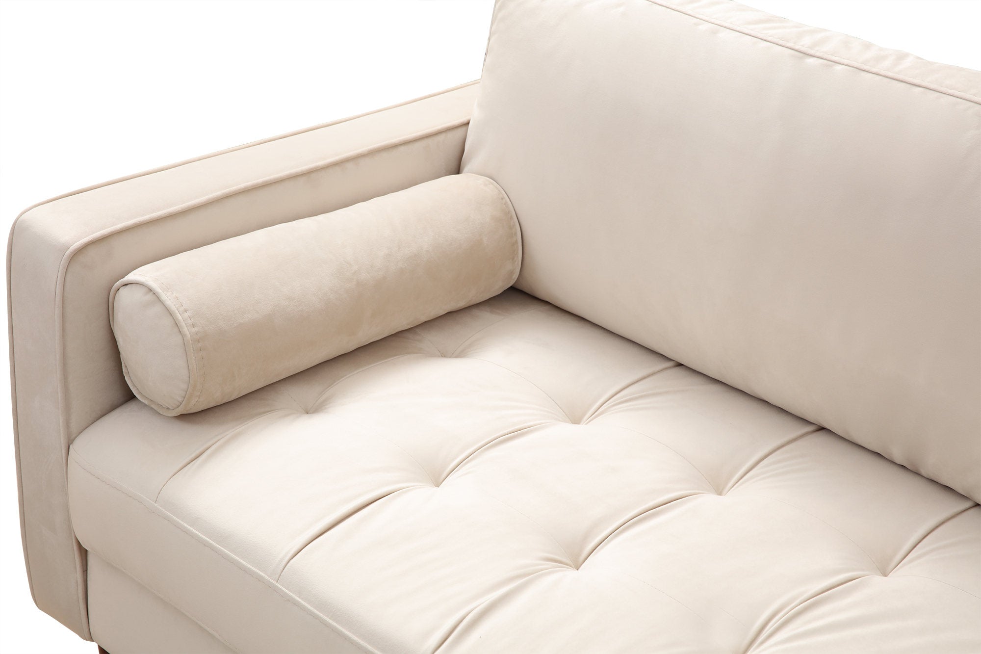Rom - Beige 3-Sätes Soffa