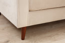Rom - Beige 3-Sätes Soffa