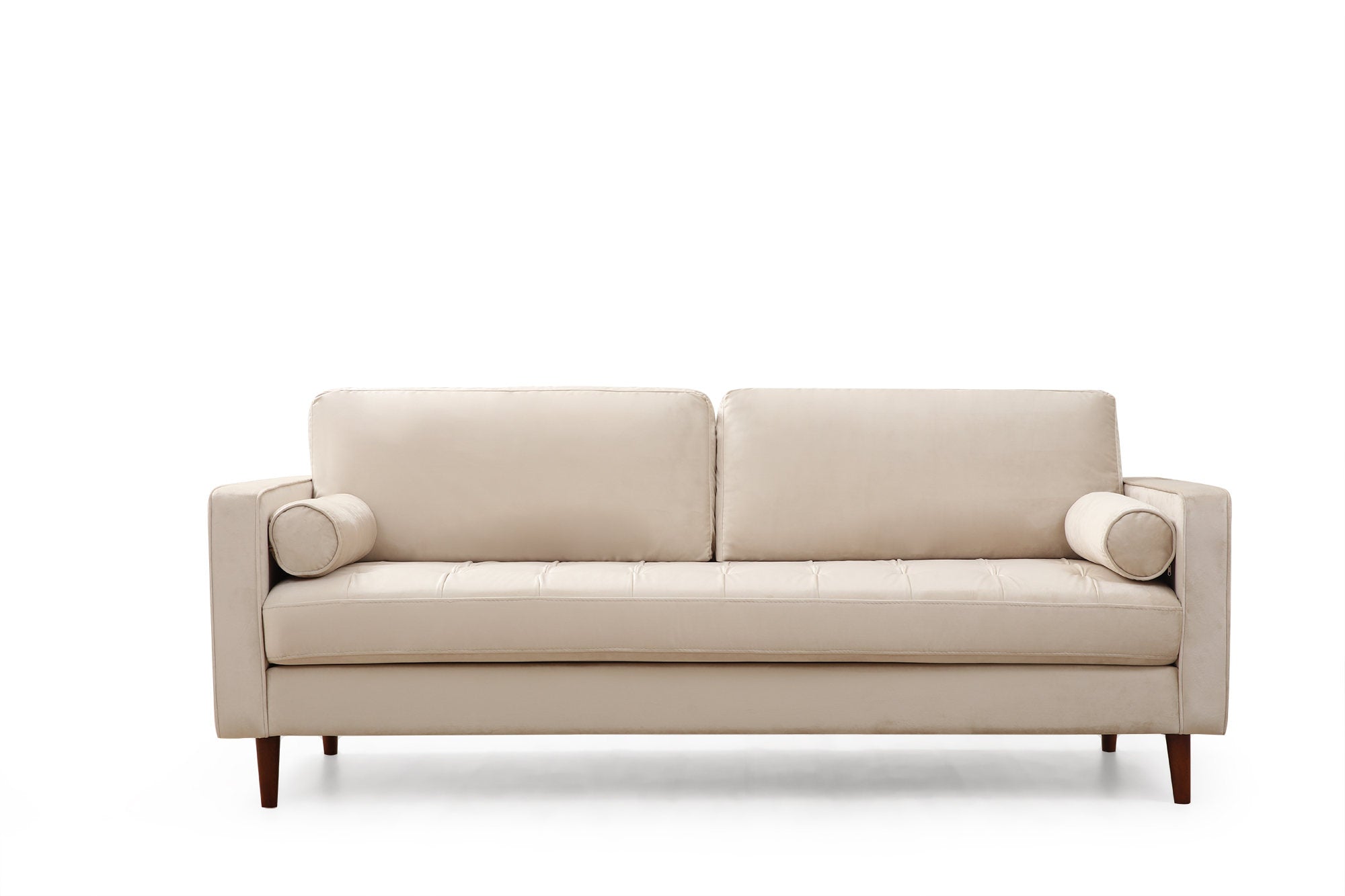 Rom - Beige 3-Sätes Soffa