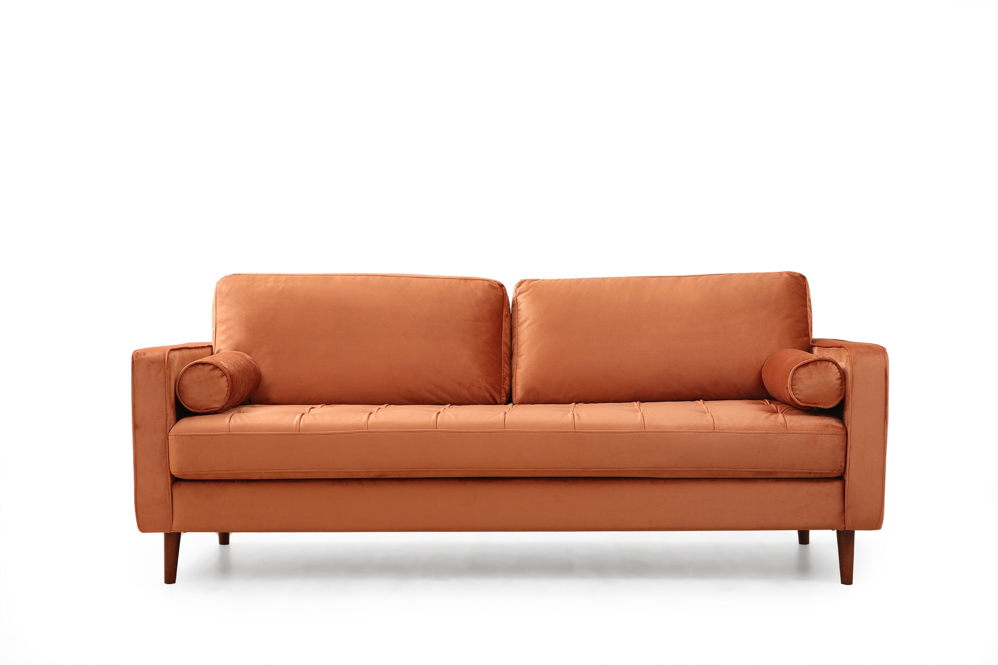 Rom - Orange 3-Sätes Soffa