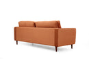 Rom - Orange 3-Sätes Soffa