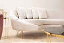 Eses Left - Beige 3-sits Soffa