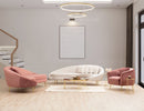 Eses Left - Rosa 3-sits Soffa