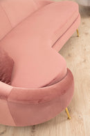 Eses Left - Rosa 3-sits Soffa