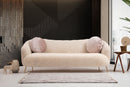 Istiridye - Beige 3-sitssoffa