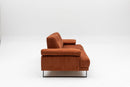 Mustang - Orange 3-Sits Soffa-säng