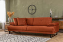 Mustang - Orange 3-Sits Soffa-säng