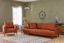 Mustang - Orange 3-Sits Soffa-säng