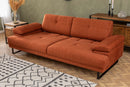 Mustang - Orange 3-Sits Soffa-säng