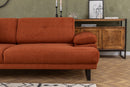 Mustang - Orange 3-Sits Soffa-säng
